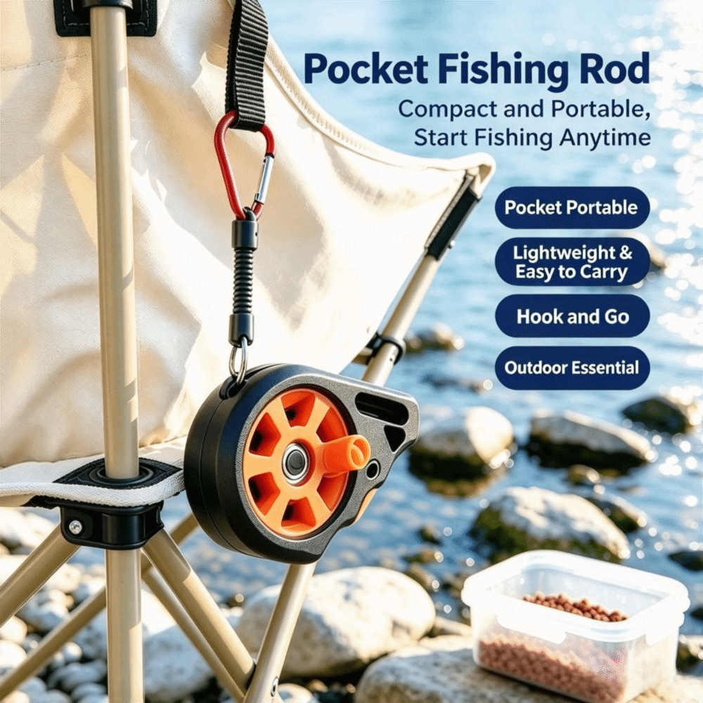 Baitcasting Reel - New Hand Line Reel Pocket Fishing