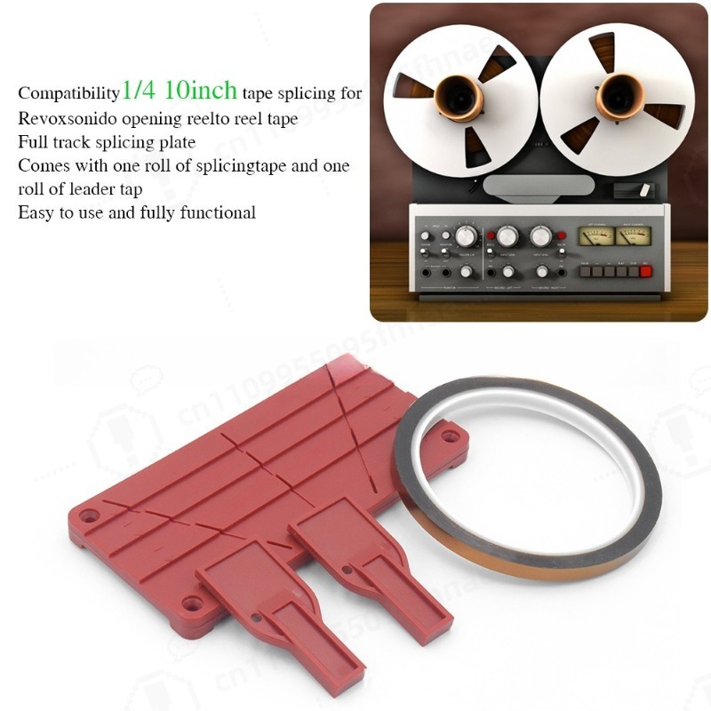 New 1/4 Inch Audio Tape Splice - Reel Repair Kit 评论和价格