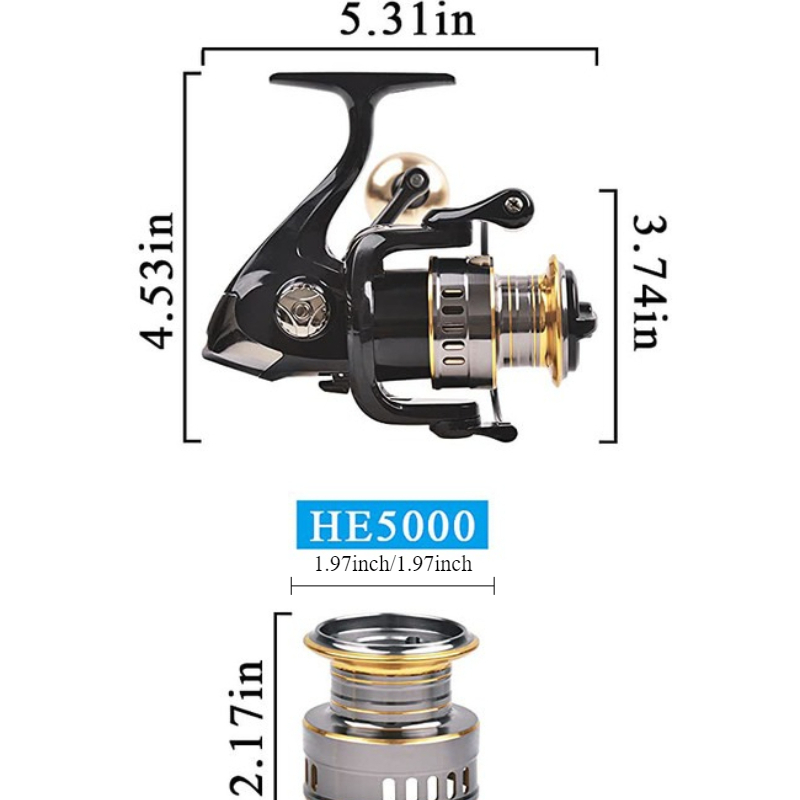 Lure Fishing All-Metal Spinnin - Trolling Reel 评论和价格