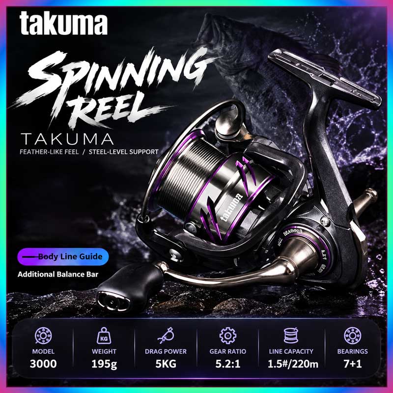Takuma Lingxi 3000s Lightweigh - Trolling Reel 评论和价格