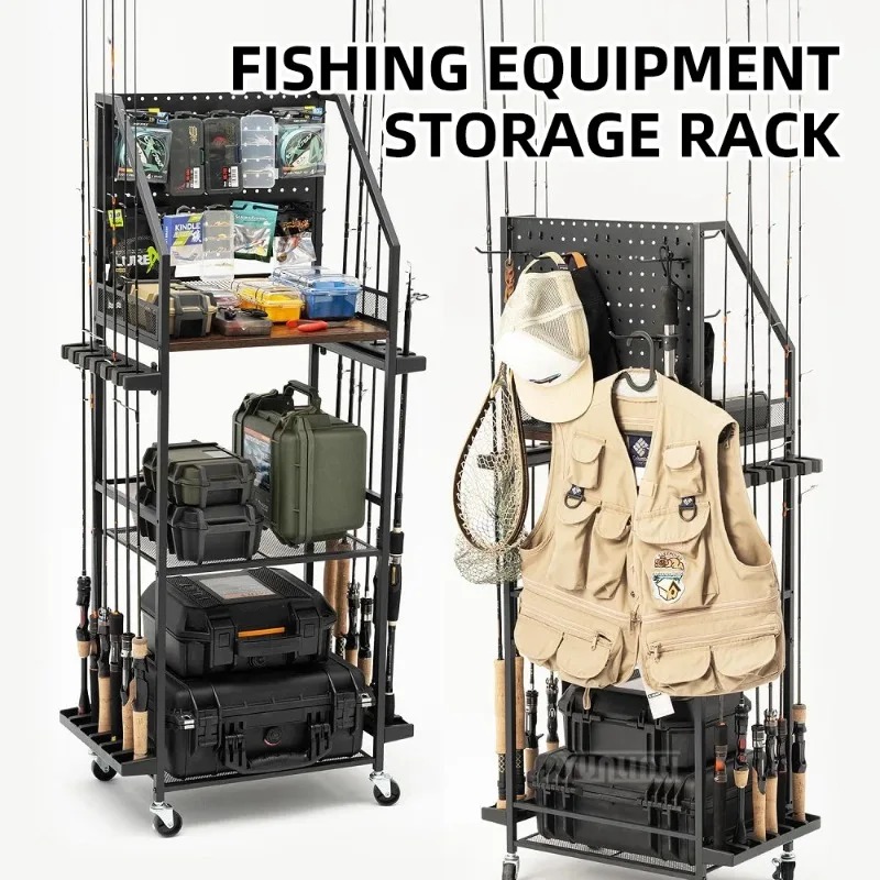 Fishing Gear Storage Shelf, Fi - Fly Reel 评论和价格