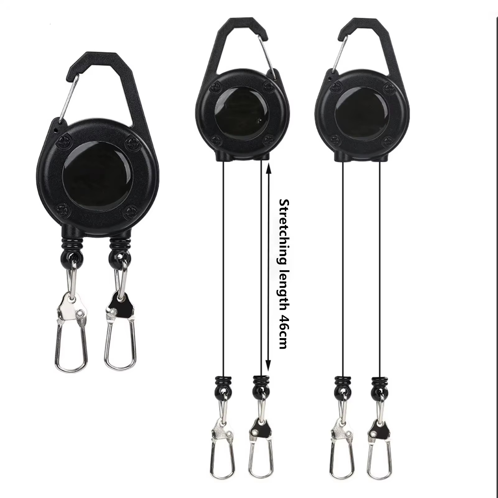 Retractable Keychain Double-He - Fly Reel 评论和价格